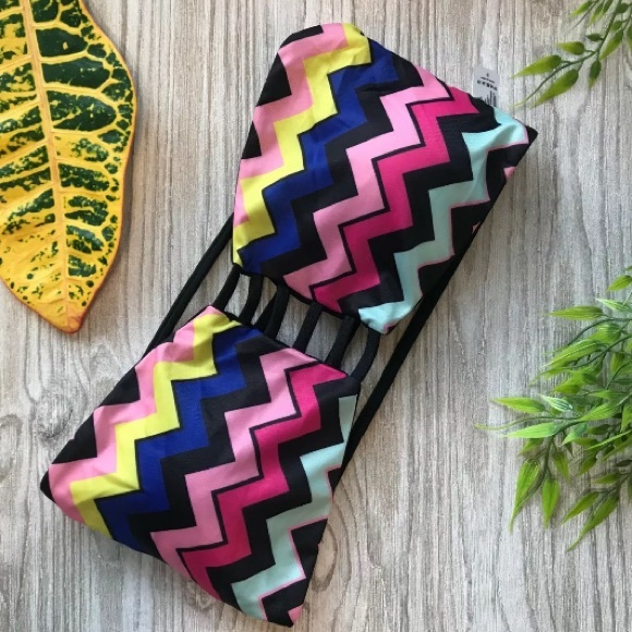 🍀Striped bikinis brand new S,M,L,XL - Picture 5 of 7